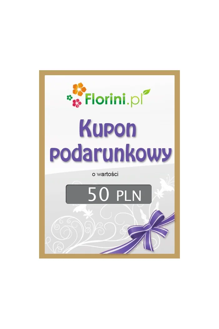 Kupon podarunkowy o wartości 50 PLN